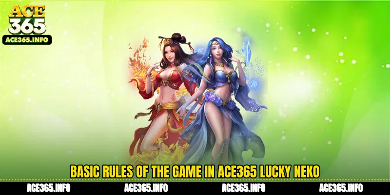 Basic rules of the game in ACE365 Lucky Neko